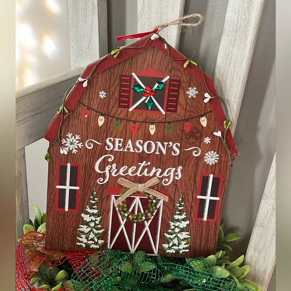 Clearance Christmas Holiday Door-Wall Hanging 🎄🆕🎄⭐️2 For $14 item⭐️